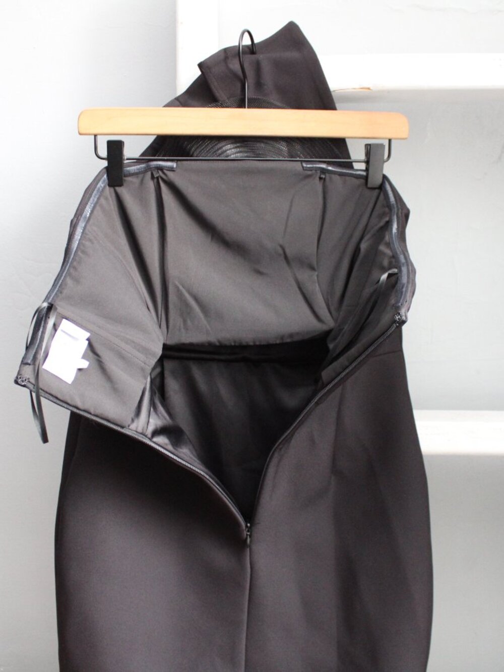One 33 Social Black Fan Pleated Accent Black Strapless Mini Party Dress Size 4 - Picture 4 of 5
